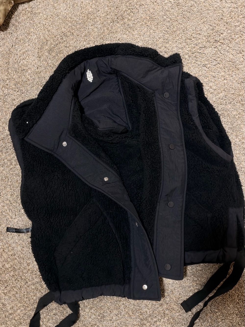 FP Movement by Free People Black Sherpa Vest